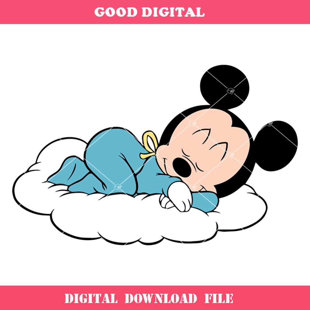 Baby Mickey Sleeps On A Cloud Svg, Mouse Birthday Svg, Baby.jpg
