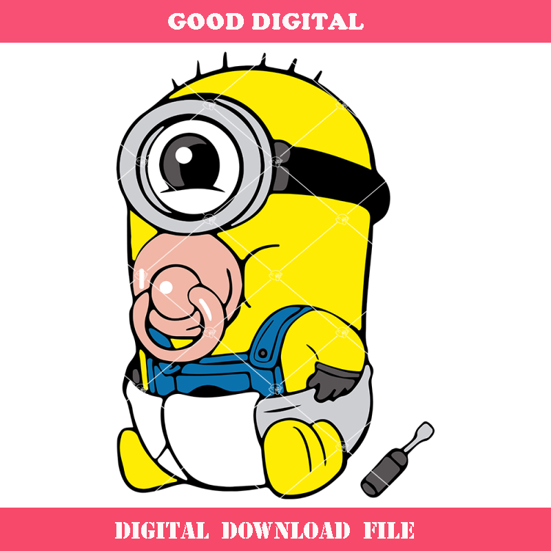 Baby Minions Svg, Despicable Svg, Newborn Svg.jpg