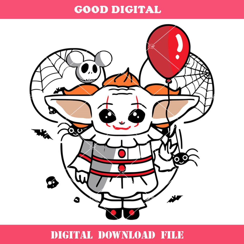 Baby Pennywise Clown Svg, Cute Pennywise Svg, Baby.jpg