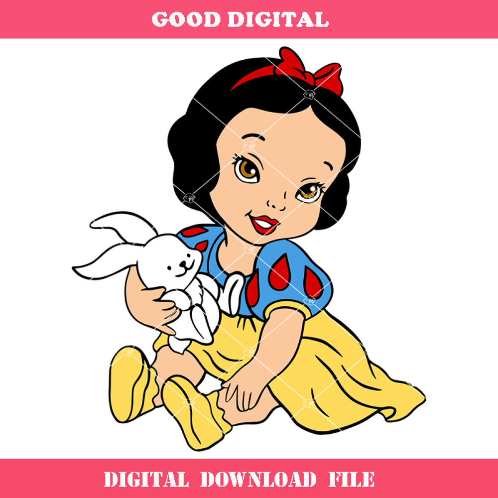 Baby Snow White Svg, Baby Princess Svg, Baby Birthday Svg 1.jpg