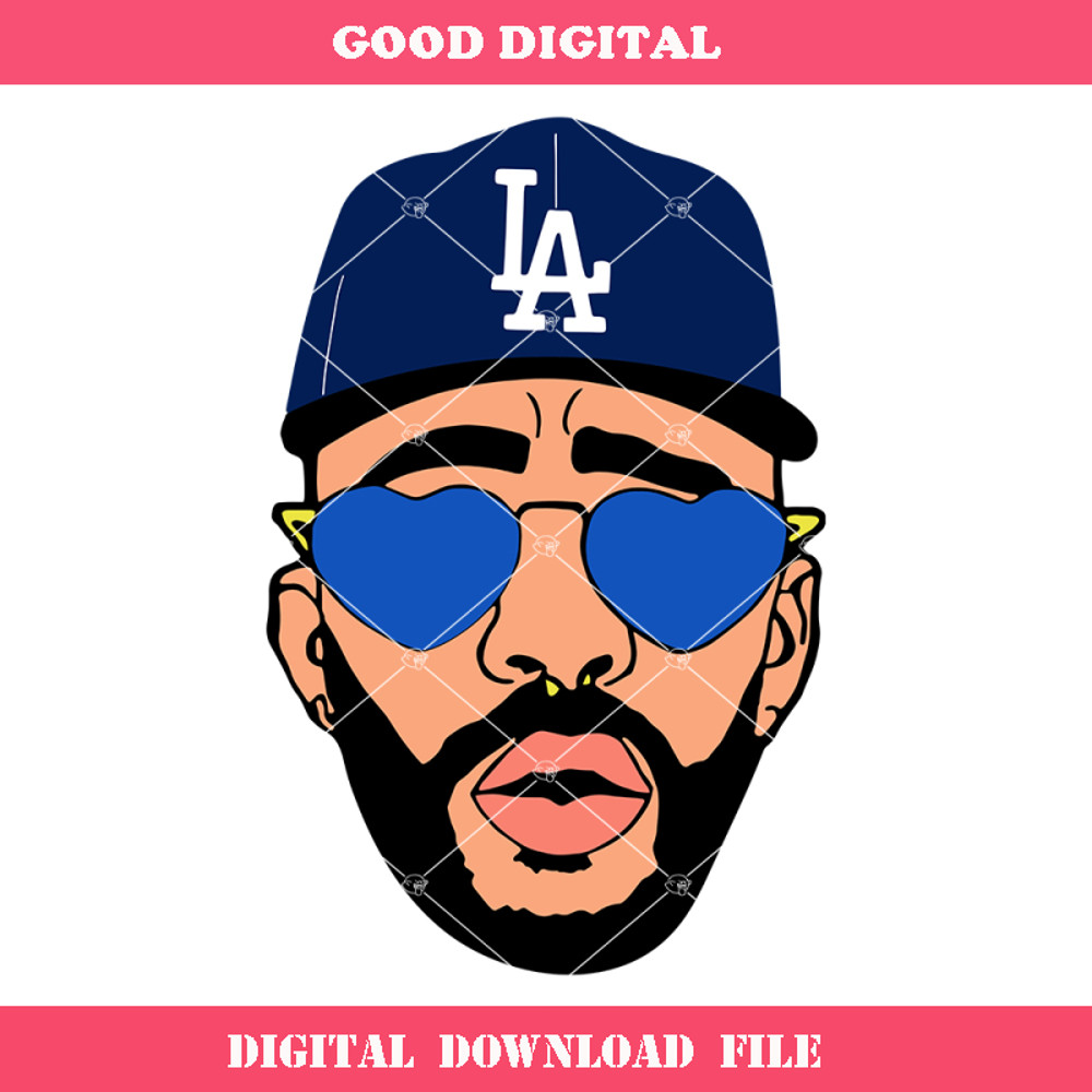 Bad Bunny Dodgers Svg, Bad Bunny LA Svg, Bad Bunny.jpg