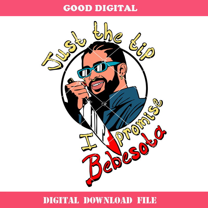 Bad bunny Michael Myers Svg, Just The Tip Bebesota Svg.jpg