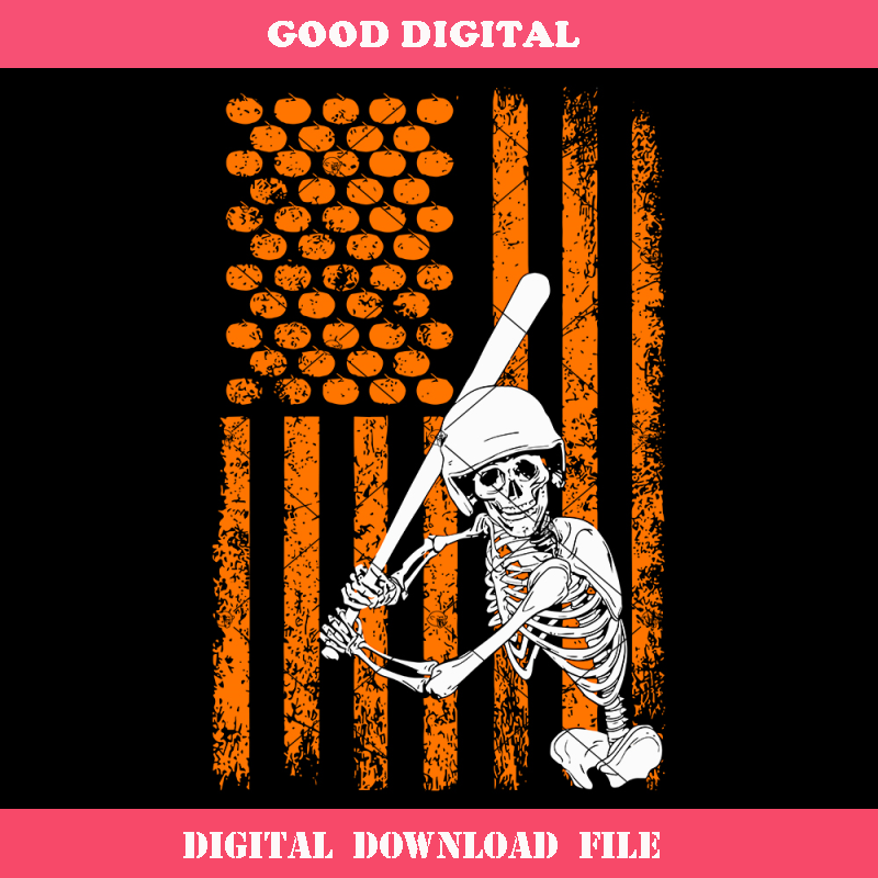 Baseball Skeleton Svg, Trendy Halloween Svg, Sport Halloween.jpg