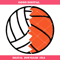 Basketball and Volleyball Are Cracked Half Svg, Mix & Match.jpg