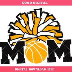 basketball cheer mom svg, basketball mom svg, cheerleading