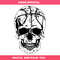 Basketball Skull Svg, Halloween Skeleton Ball Is Life Scary.jpg
