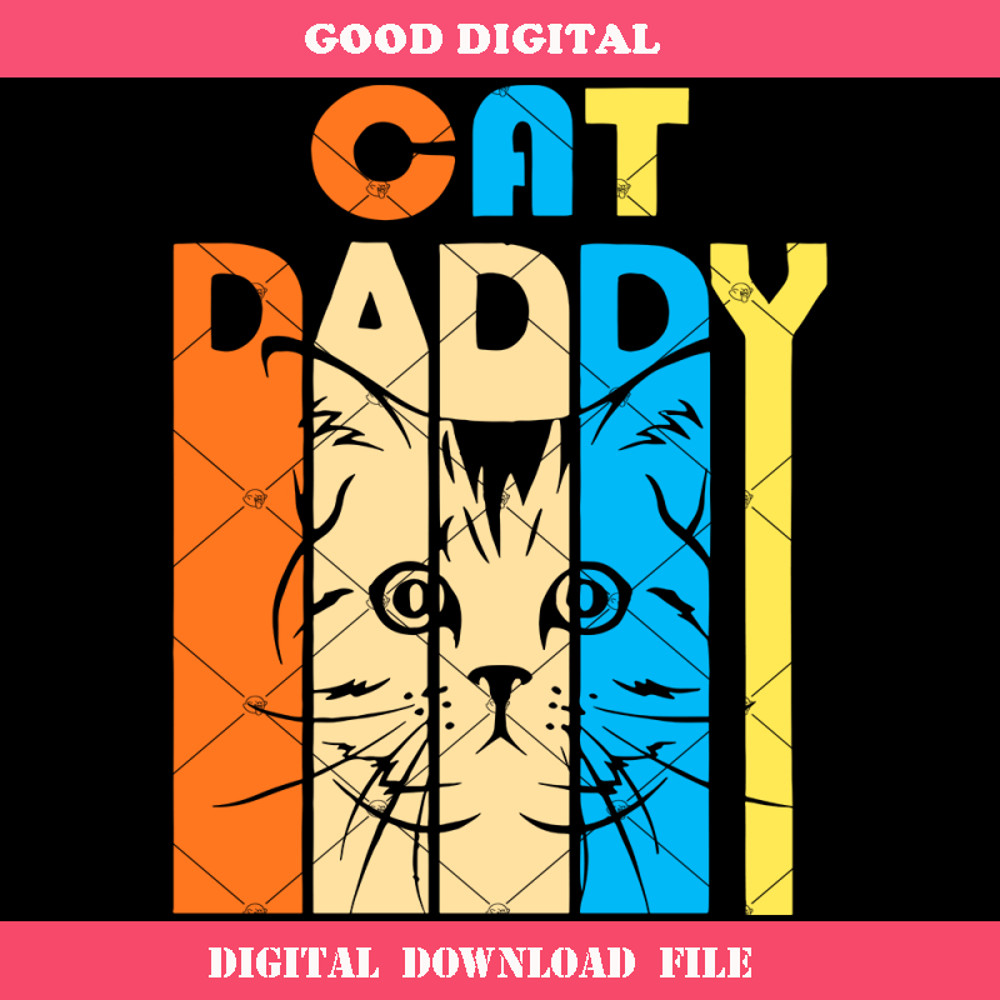 Best Cat Dad Ever Svg, Cat Daddy Svg, Father's Day Svg.jpg