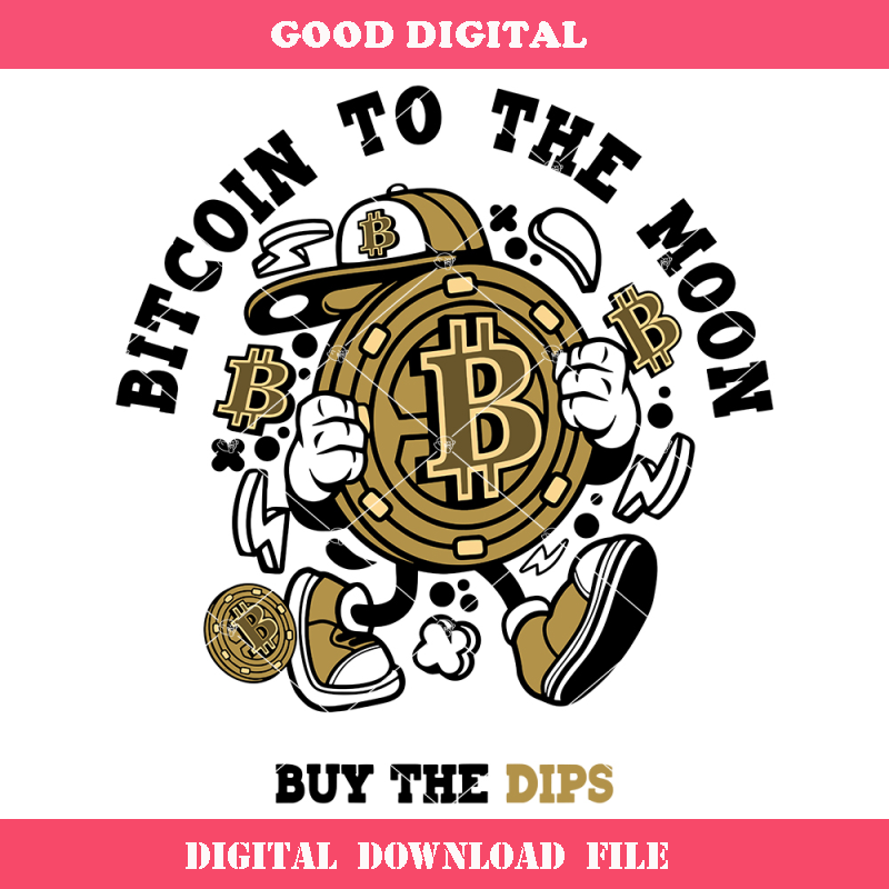 Bitcoin To The Moon Svg, Bitcoin Cartoon Svg, Cryptocurrency.jpg