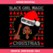 Black Girl Magic Christmas Svg, Afro Santa Svg, Woman Xmas.jpg