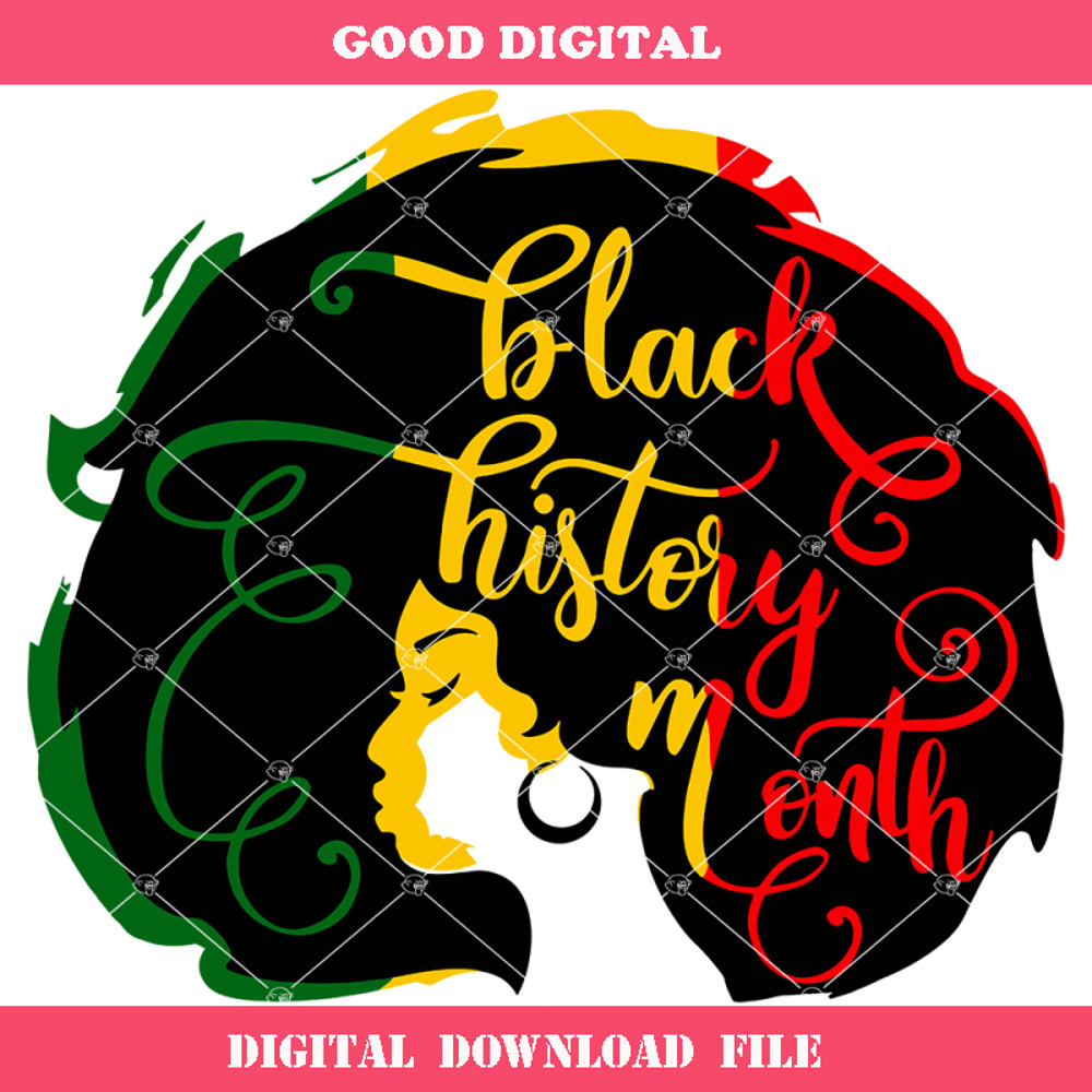 Black History Month Svg, Afro Girl Svg, Black Woman Svg.jpg