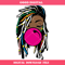 Black Woman with Dreadlocks Svg, Melanin Poppin Svg.jpg