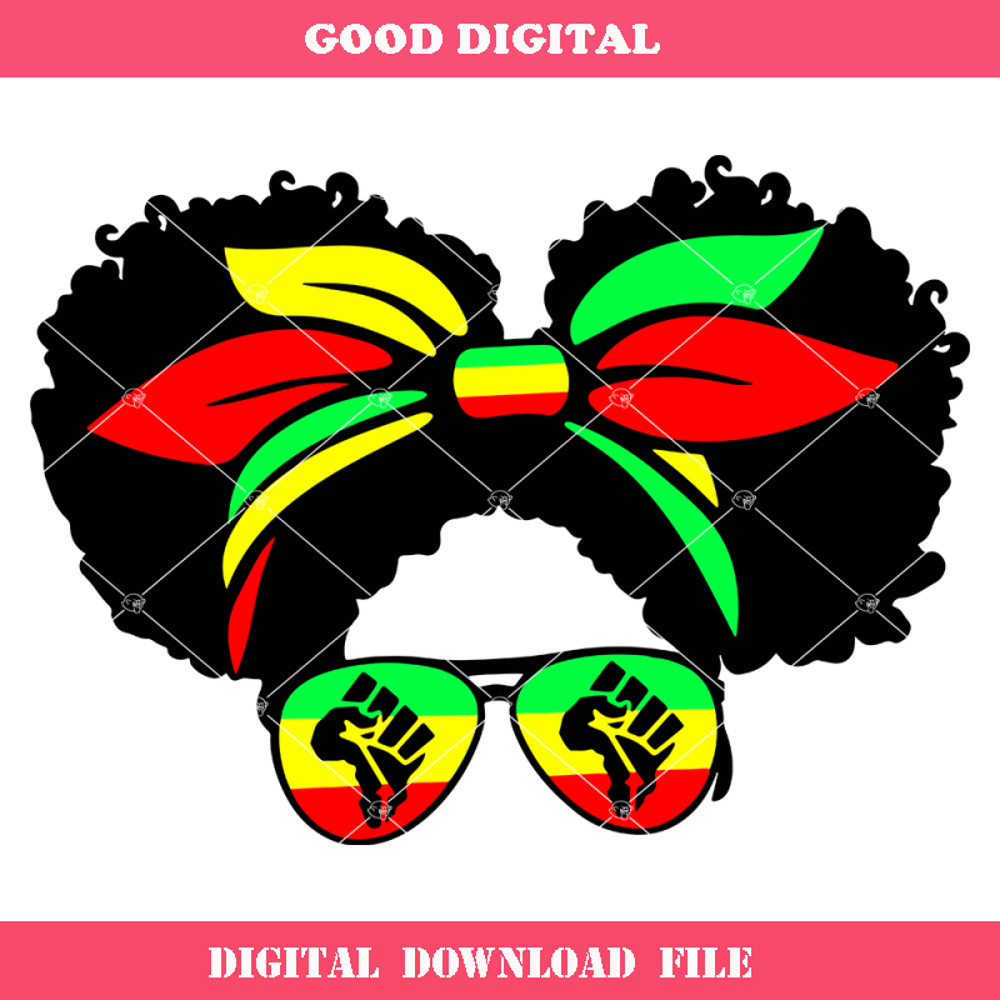 Bow Tie Juneteenth Svg, Juneteenth Woman Svg, Independence.jpg