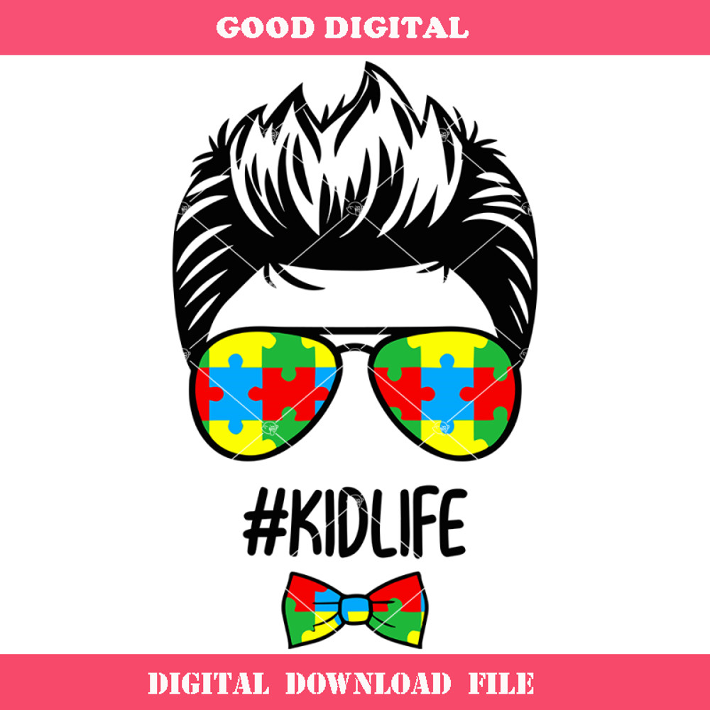 Boy with Glasses and Bowtie Svg, Kidlife Svg, Cute Boy Svg.jpg