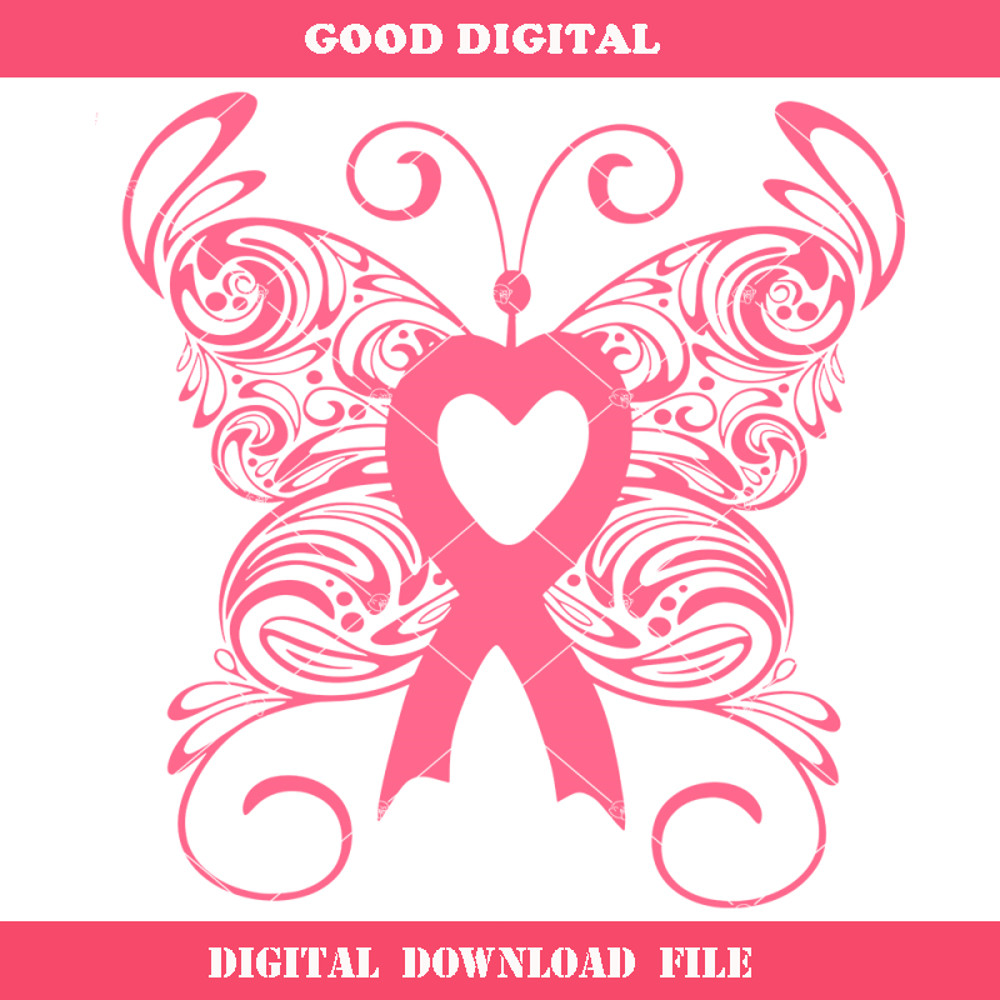 Breast Cancer Butterfly Svg, Survivor Svg, Hope Svg, Fight.jpg