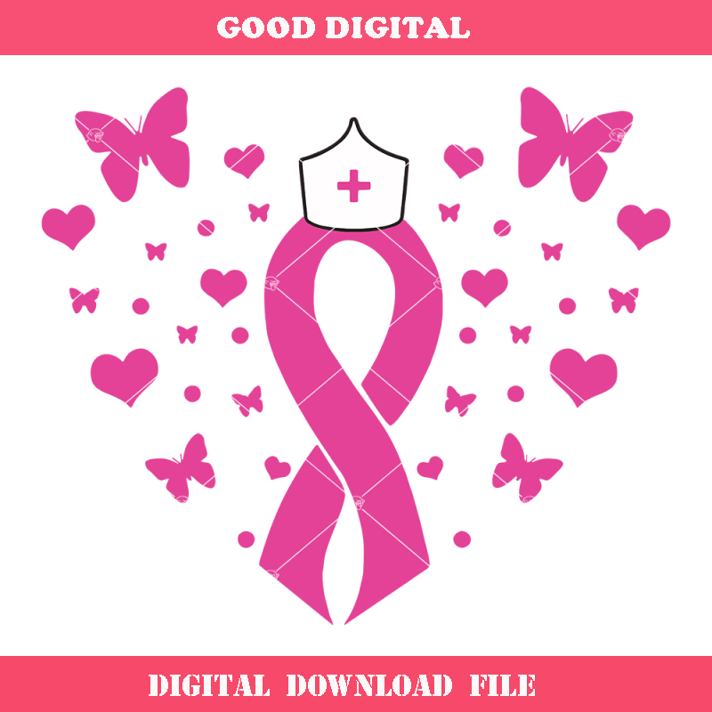 Breast Cancer Nurse Heart Svg, Breast Cancer Awareness.jpg