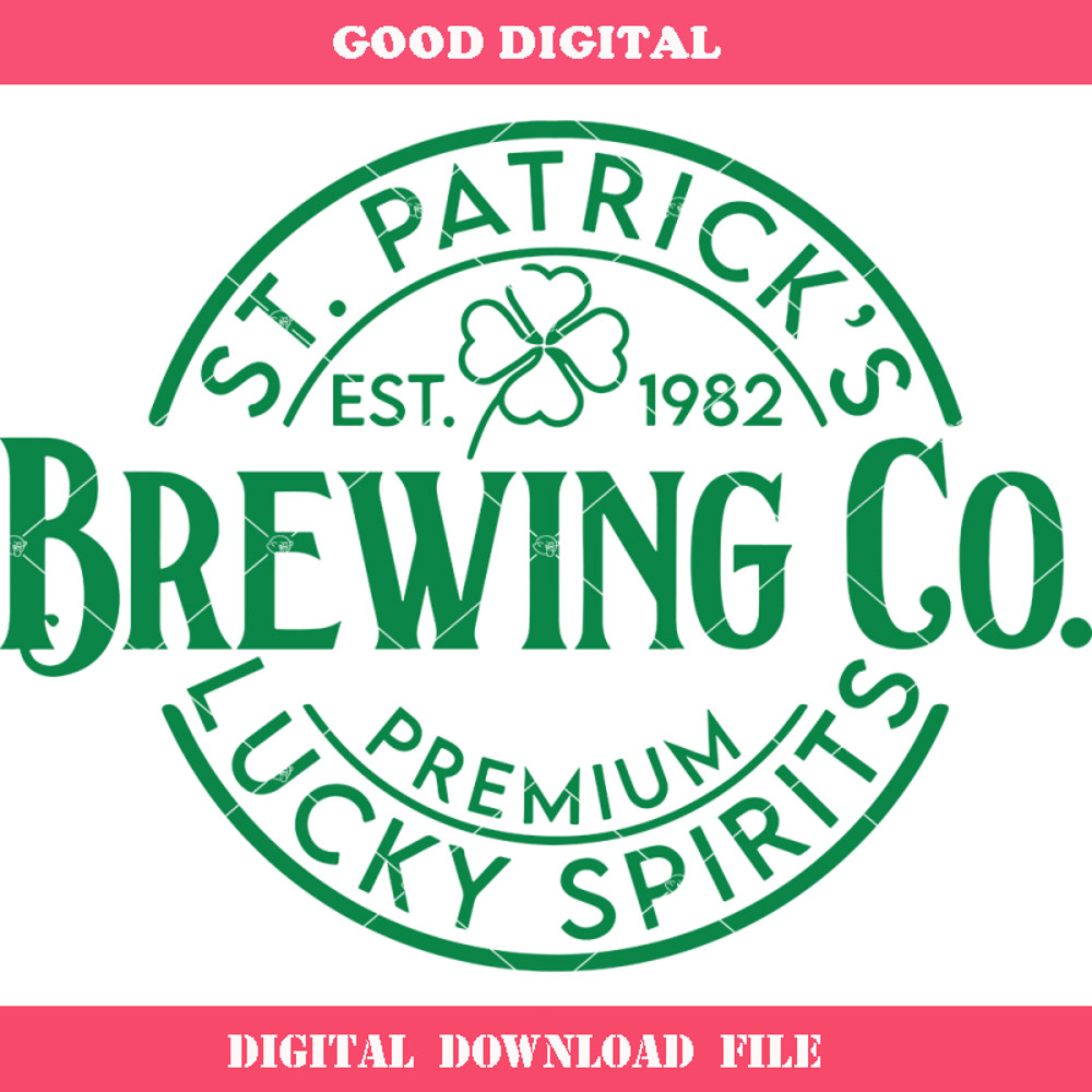 Brewing Co. Premium Svg, St Patrick's Day Svg, Shamrock Svg.jpg