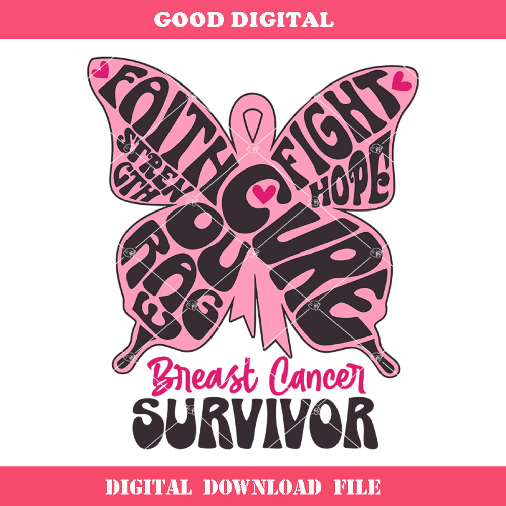 Butterfly Pink Ribbon Awareness Svg, Breast Cancer Survivor.jpg