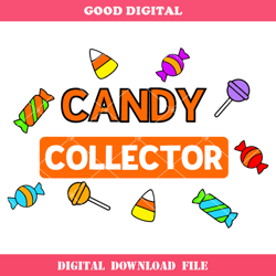 candy collector svg, trick or treat svg, candy halloween svg