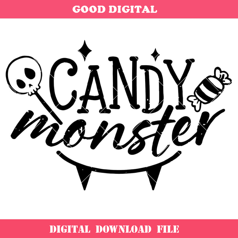 Candy Monster Face Svg, Kids Halloween Svg.jpg