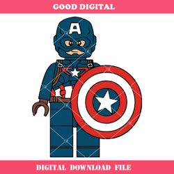 captain america brick svg, marvel avenger svg, chris evans