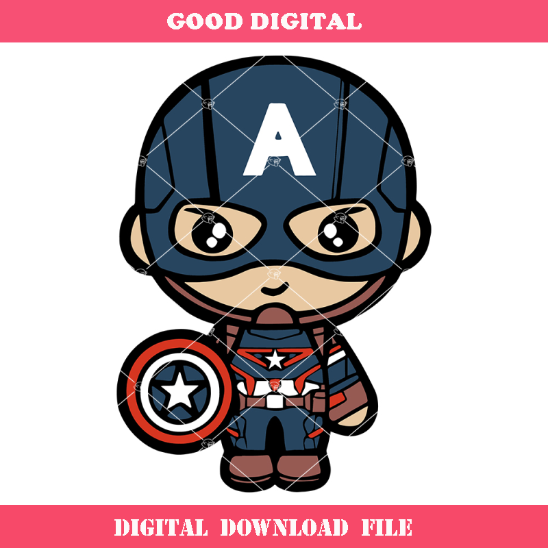 Captain America Superhero Characters Svg, Chris Evans Svg.jpg