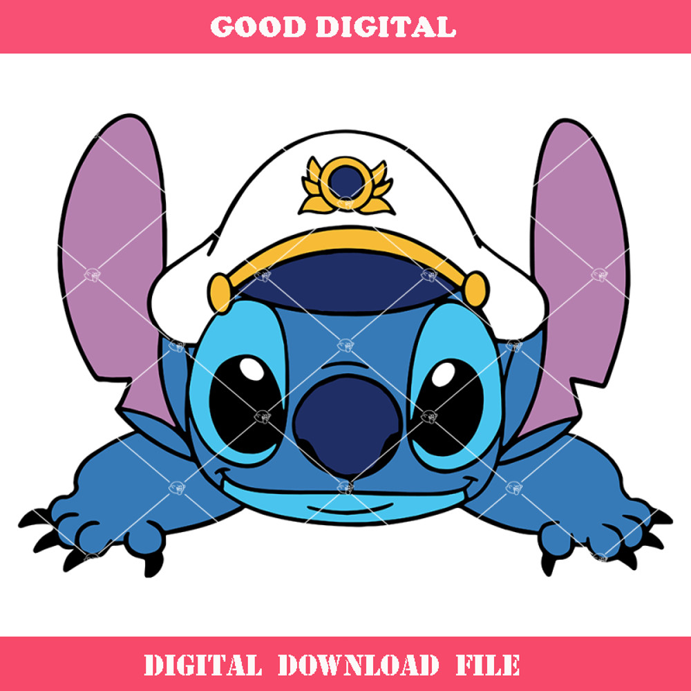 Captain Cute Stitch Svg, Stitch Sailor Svg, Captain Svg.jpg