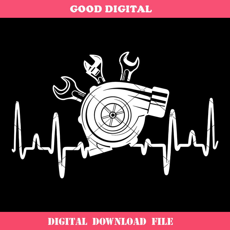 Car Mechanic with Heartbeat Svg, Mechanic Tools Svg.jpg