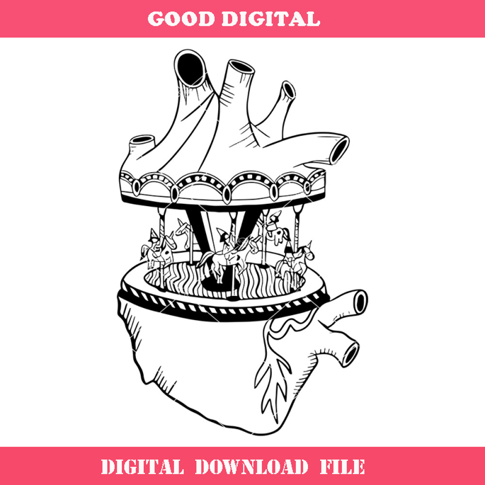 Carousel Heart Svg, Love Heart Svg, Anatomical Heart Svg.jpg