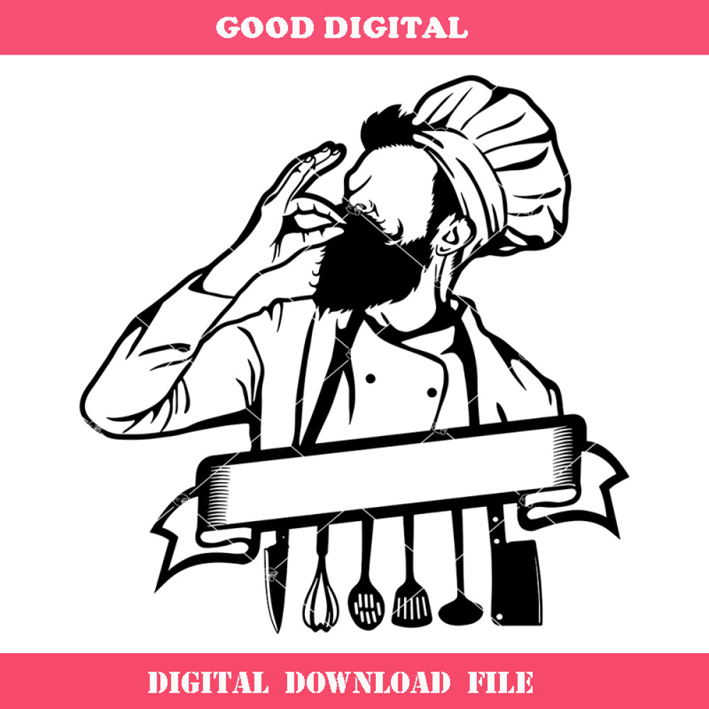 Chef Dad Svg, Kitchen Tools Svg, Cook Dad Svg, Chef Cooking.jpg