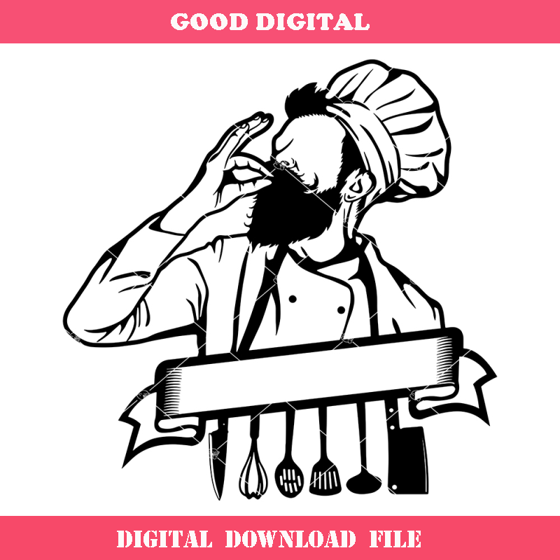 Chef Dad Svg, Kitchen Tools Svg, Cook Dad Svg, Chef Cooking.jpg