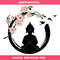 Cherry Blossom Buddha Svg, Enso Circle Svg, Buddha.jpg
