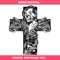 Chicano Cross Svg, Style Tattoos Svg, Tattoo Art Svg.jpg