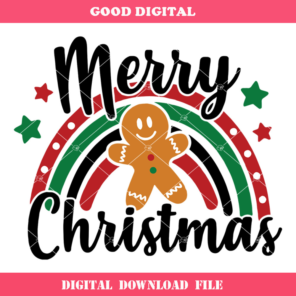 Christmas Cookie Rainbow Svg, Girls Christmas Svg, Holiday.jpg