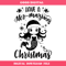 Christmas Mermaid Svg, Santa Mermaid Svg, Girls Christmas.jpg