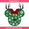 Christmas Mouse Head Snowflakes Svg, Family Holiday Svg.jpg