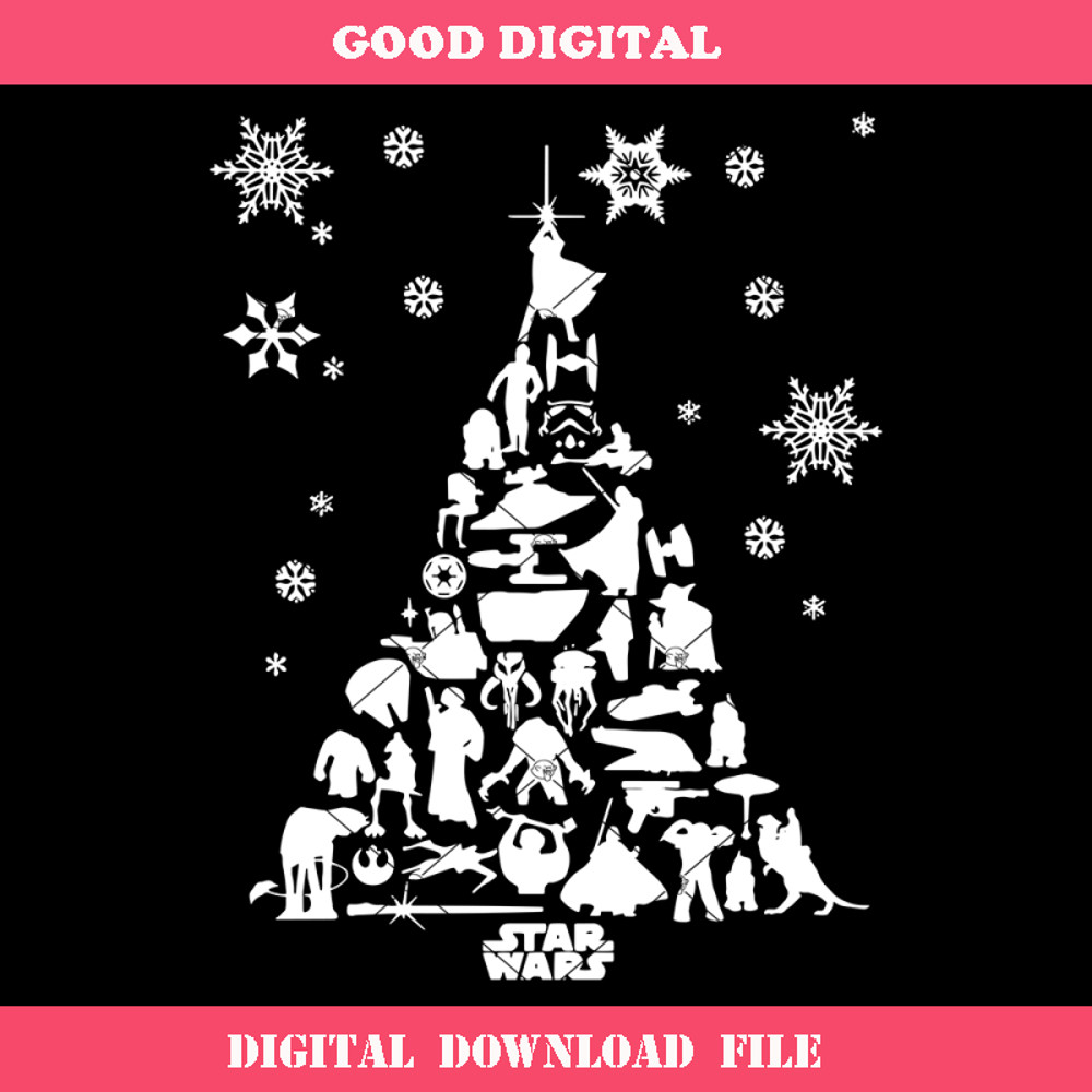 Christmas Movies Svg, Christmas Tree Svg, Star Wars.jpg