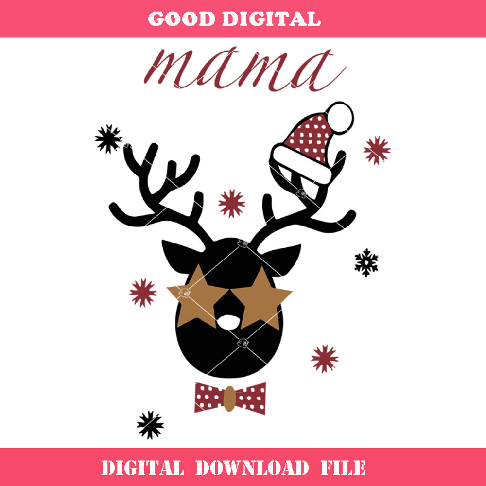 Christmas Reindeer Svg, Family Christmas Svg, Mama Reindeer.jpg