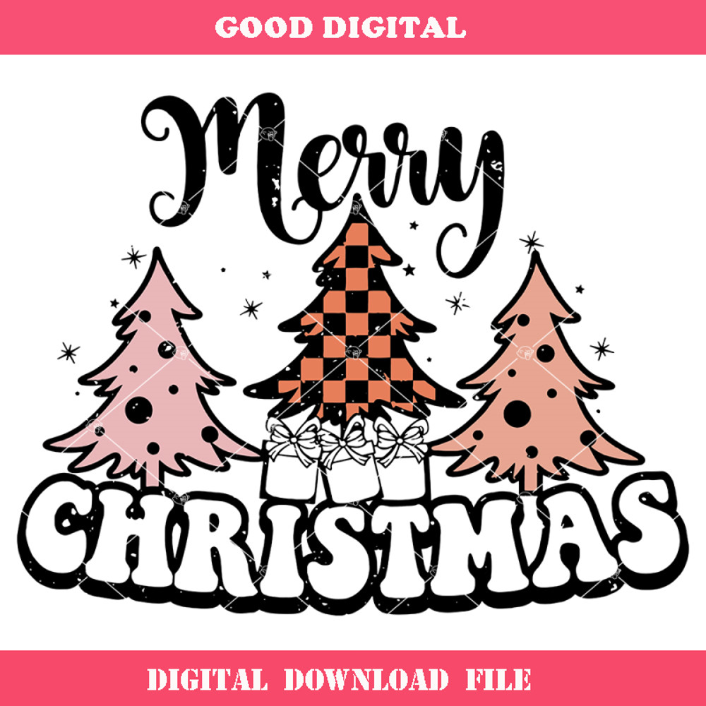 Christmas Tree Plaid Svg, Xmas Tree Svg, Happy Holidays Svg.jpg