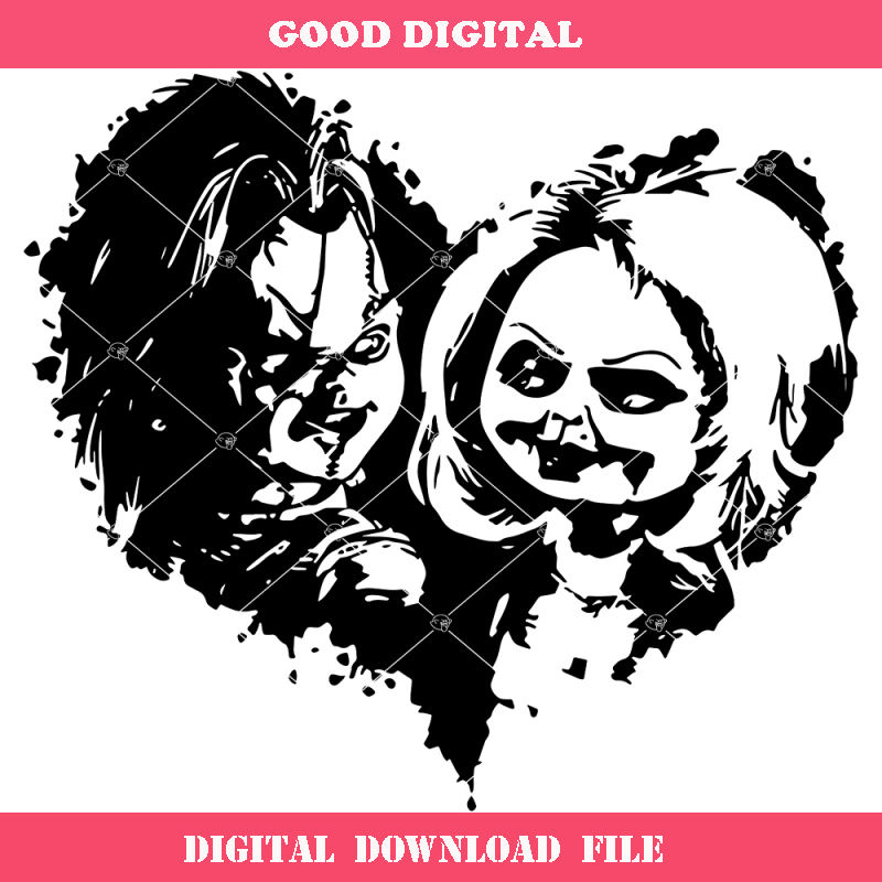 Chucky And Tiffany Love Svg, Child's Play Svg, Horror.jpg