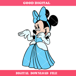cinderella mouse princess svg, minnie mouse princess svg