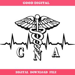 cna certified nursing svg, assistant heartbeat svg, cna svg