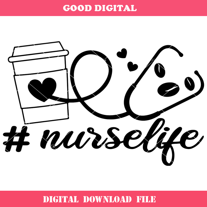 Coffee Nurse Life Svg, Coffee Nurse Svg, Nurse Svg.jpg