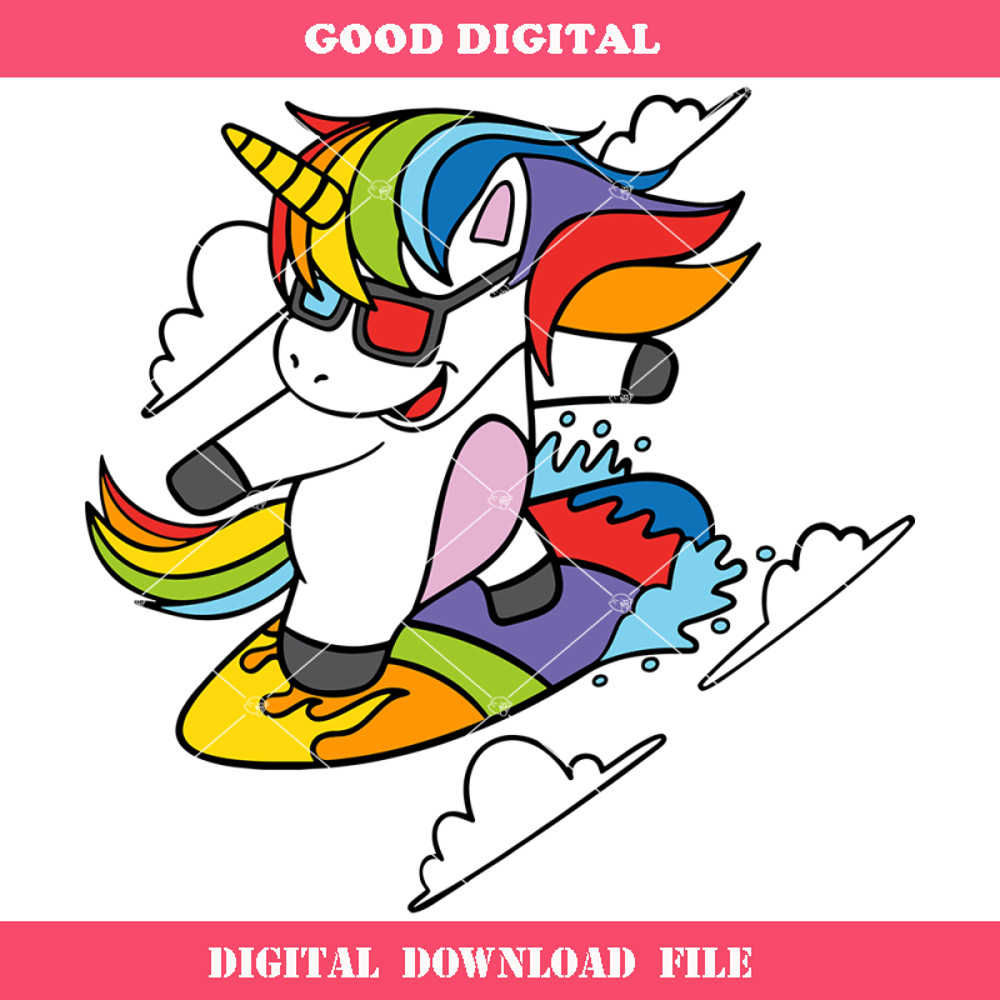 Colorful Unicorn Svg, Motivational Svg, Cute Unicorn Svg.jpg