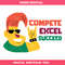 Compete Excel Succeed Svg, Positive Quote Svg, You Are.jpg