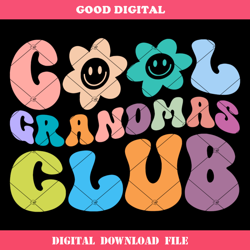 Cool Grandmas Club Svg, Grandma To Be Svg, Grandma Svg.jpg