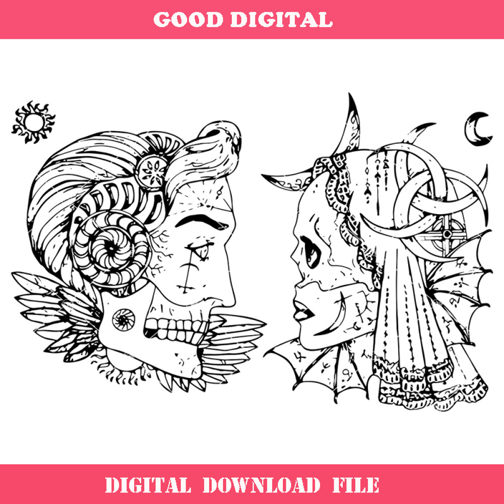 Couple Romance Svg, Couple in Love Svg, Cute Halloween Svg.jpg