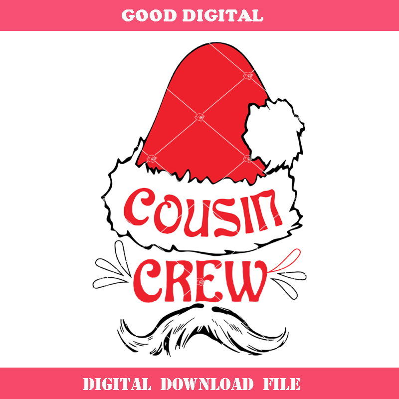 Cousin Crew Christmas Svg, Santa Crew Svg, Santa Hat Svg.jpg