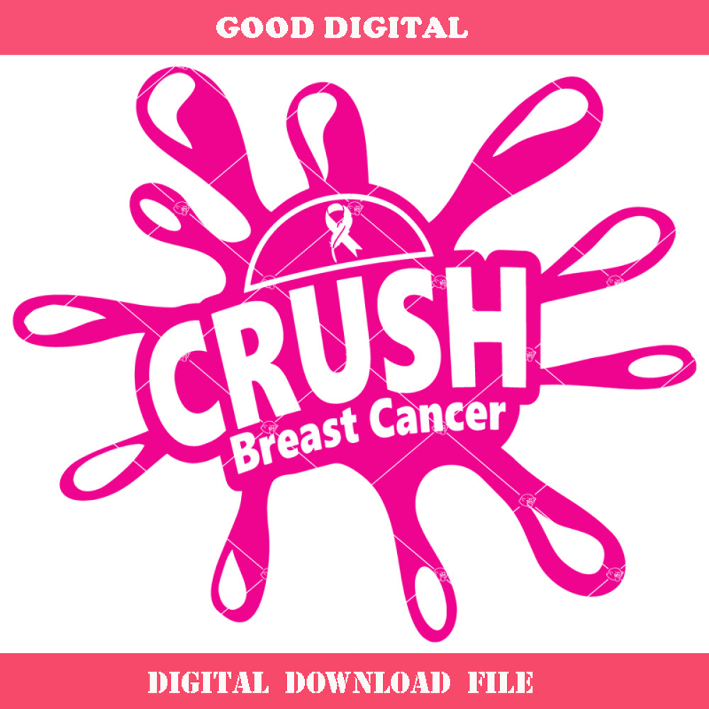 Crush Breast Cancer Svg, Cancer Ribbon Svg, Cancer.jpg