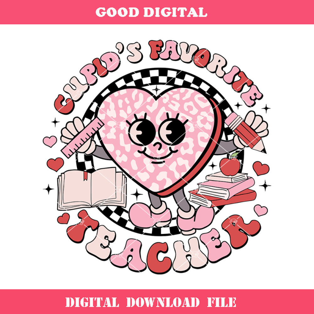 Cupid's Favorite Teacher Svg, Valentine Teacher Svg.jpg