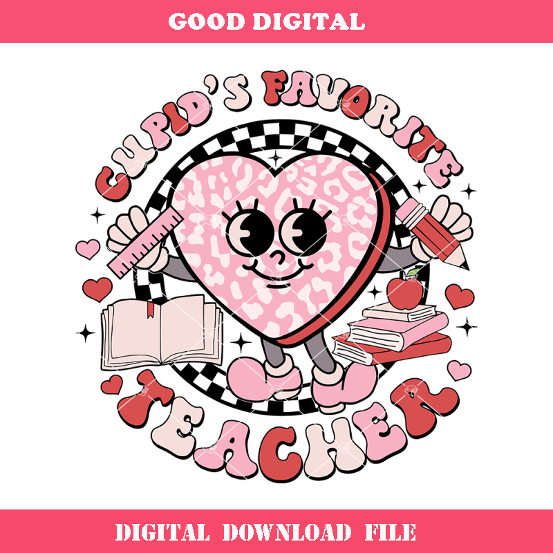 Cupid's Favorite Teacher Svg, Valentine Teacher Svg.jpg